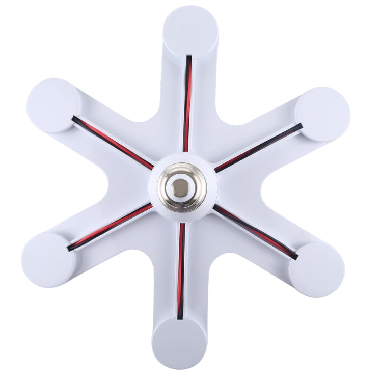 1 to 6 E27 Standard Lamp Holder Base Converter LED Light Bulbs Socket Adapter, 1 to 6