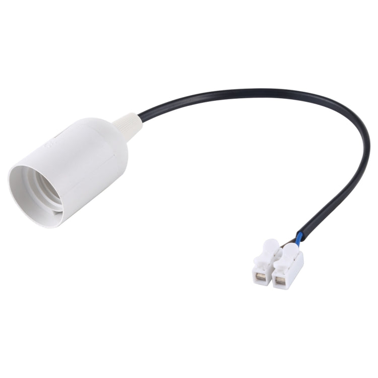 E27 Lamp Socket Base Holder with Electrical Wire Cable, Cable Length: 28cm, E27