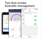 200W Max E27 APP Remote Control WiFi Smart Light Bulb Adapter Lamp Base Works with Alexa Echo & Google Home, AC 100-250V, APP Control