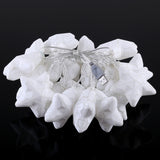 20 LEDs Teenage Style Warm Fairy Decorative Lamp for Christmas, Wedding, Bedroom, Cracked Star