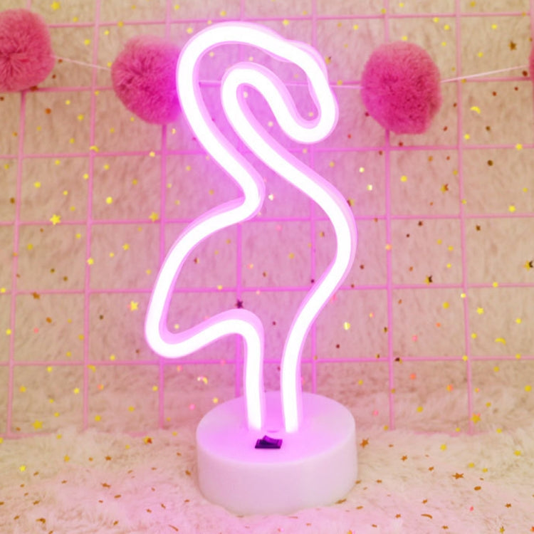 Warm Fairy Decorative Lamp Night Light for Christmas, Wedding, Party, Bedroom, Flamingo Flamingo