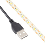 USB 2835 SMD LED Warm Light Waterproof Epoxy Rope Light, DC 5V, Length: 50cm, USB 2835 SMD LED 50cm
