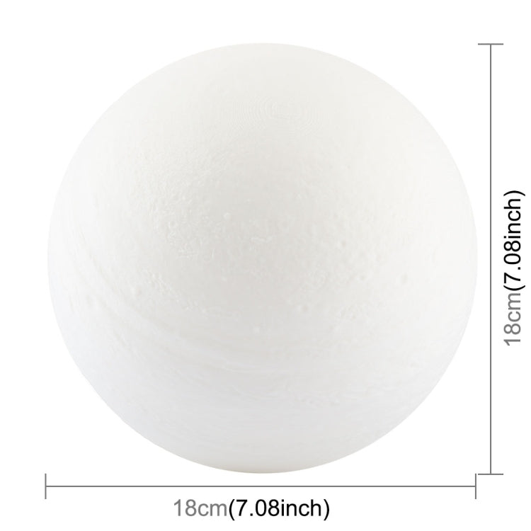 USB Charging 7-Color Changing Energy-saving LED Night Light with Wooden Holder Base, Patted 7-Color(18cm)