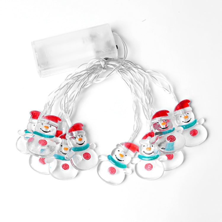 1.5m 10 Lights Christmas Snowman LED Decorative Light String, Christmas Snowman Christmas Snowman
