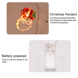 1.5m 10 Lights Christmas Snowman LED Decorative Light String, Christmas Snowman