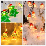 1.5m 10 Lights Christmas Snowman LED Decorative Light String, Christmas Snowman