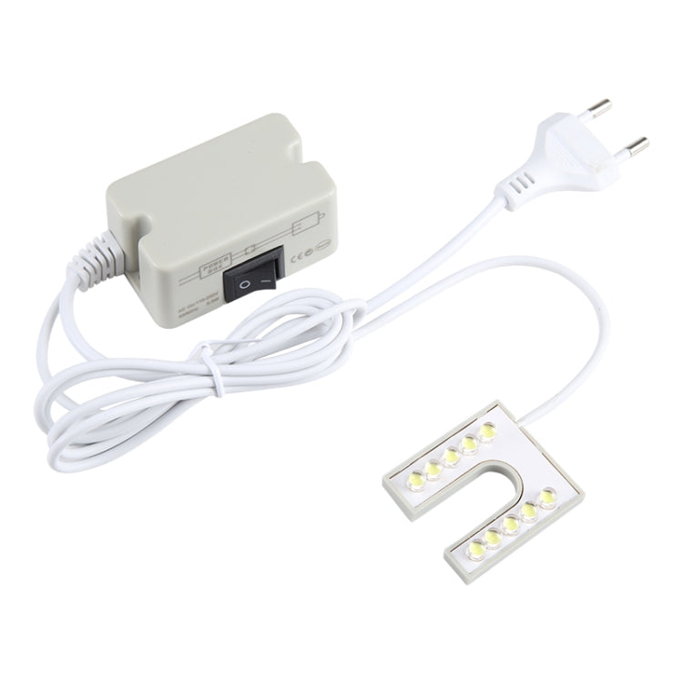 10 LEDs Sewing Machine Lamp U-shaped Highlight Magnet Working Energy-saving Lamp