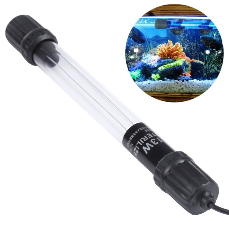 UV-013 13W Ultraviolet Germicidal Lamp Disinfection Light for Aquarium, EU Plug, 13W 13W