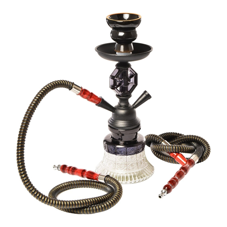 019-MZ729 Double Tube Glass Hookah