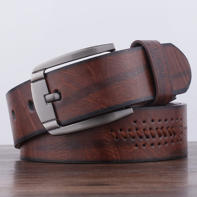 Dandali XX818 Men Fashion Retro Leather Belt Waistband, Length: 110cm, XX818 - Zen Craft