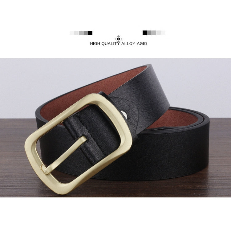 Dandali YY23 Men Retro Antique Pin Buckle Leather Belt Waistband, Length: 95-115cm, YY23 - Zen Craft