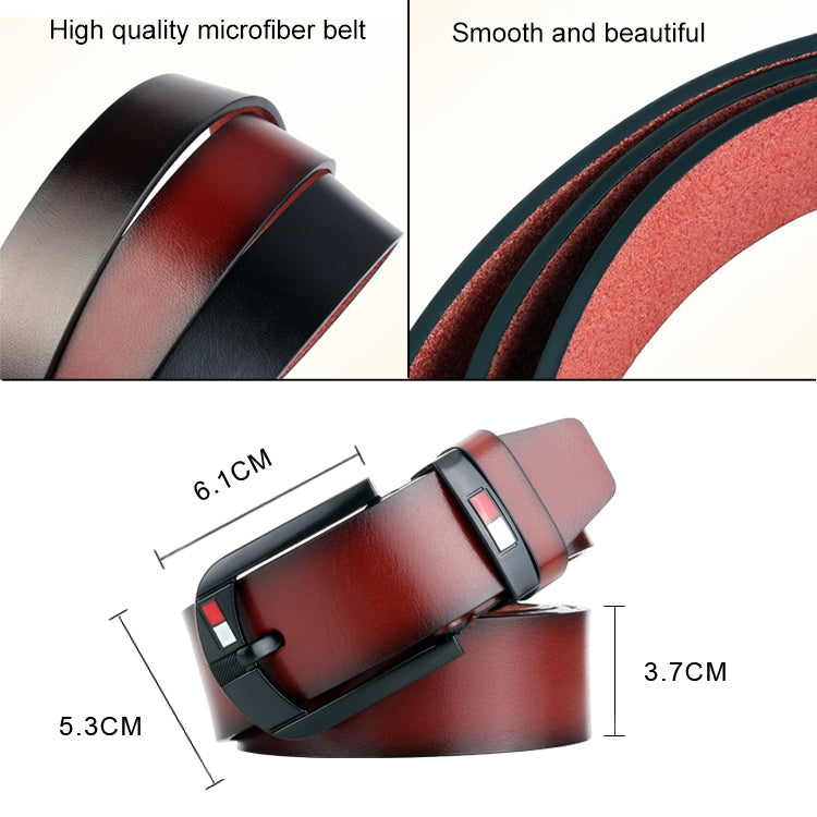 Dandali L8033 Men Retro Casual Antique Pin Buckle Leather Belt Waistband, Size: 125cm, L8033 - Zen Craft