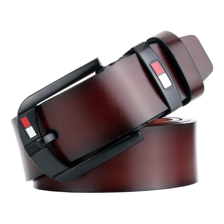 Dandali L8033 Men Retro Casual Antique Pin Buckle Leather Belt Waistband, Size: 125cm, L8033 - Zen Craft