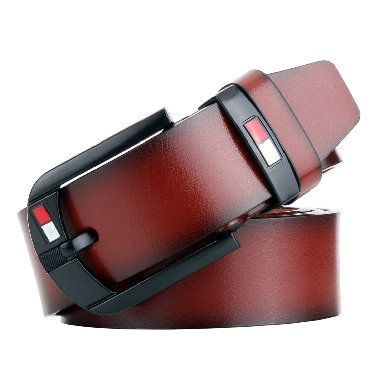 Dandali L8033 Men Retro Casual Antique Pin Buckle Leather Belt Waistband, Size: 125cm, L8033 - Zen Craft