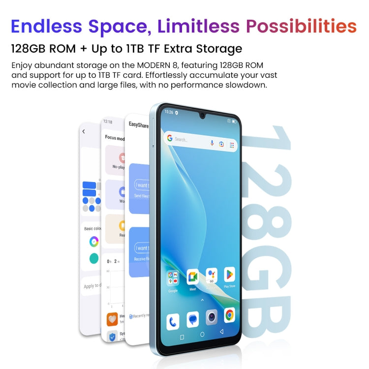 Blackview Oscal MODERN 8, 8GB+128GB, Fingerprint & Face Identification, 6.75 inch Android 13 Unisoc T616 Octa Core up to 2.2GHz, Network: 4G, OTG, 8GB+128GB