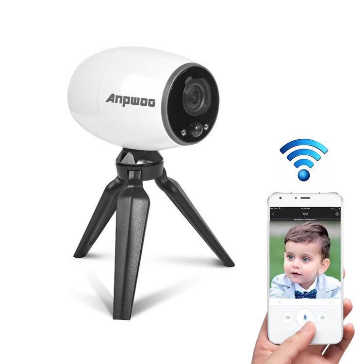 Anpwoo Cannon 1.3MP 960P 1/3 inch CMOS HD WiFi IP Camera With Tripod Holder, Support Motion Detection / Night Vision, Cannon Cannon