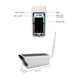 YS-Y4 1080P HD Solar Wifi Battery Camera, Support Motion Detection & Infrared Night Vision & SD Card(Max 32GB), YS-Y4