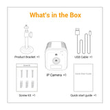 ESCAM G18 1080P Full HD Rechargeable Battery WiFi IP Camera, Support Night Vision / PIR Motion Detection / TF Card / Two Way Audio, G18