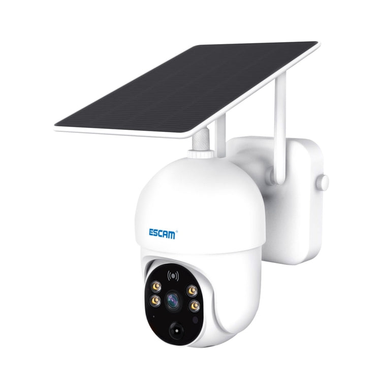ESCAM QF255 2.0 Million Pixels 1080P HD WiFi Solar Camera, Support Two-way Voice & PIR Motion Detection & Night Vision & TF Card, QF255 QF255