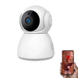 YT24 V380 3.0MP Pan-tilt IP Camera WiFi Smart Security Camera, Support TF Card / Two-way Audio / Motion Detection / Night Vision, YT24 3.0MP YT24 3.0MP UK Plug