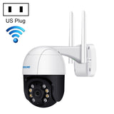 ESCAM QF218 1080P Pan / Tilt AI Humanoid Detection IP66 Waterproof WiFi IP Camera, Support ONVIF / Night Vision / TF Card / Two-way Audio, US Plug, NC1228AU, NC1228EU, NC1228UK, NC1228US NC1228US