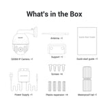 ESCAM Q5068 H.265 5MP Pan / Tilt / 4X Zoom WiFi Waterproof IP Camera, Support ONVIF Two Way Talk & Night Vision, AU Plug, UK Plug, US Plug, EU Plug, AU Plug