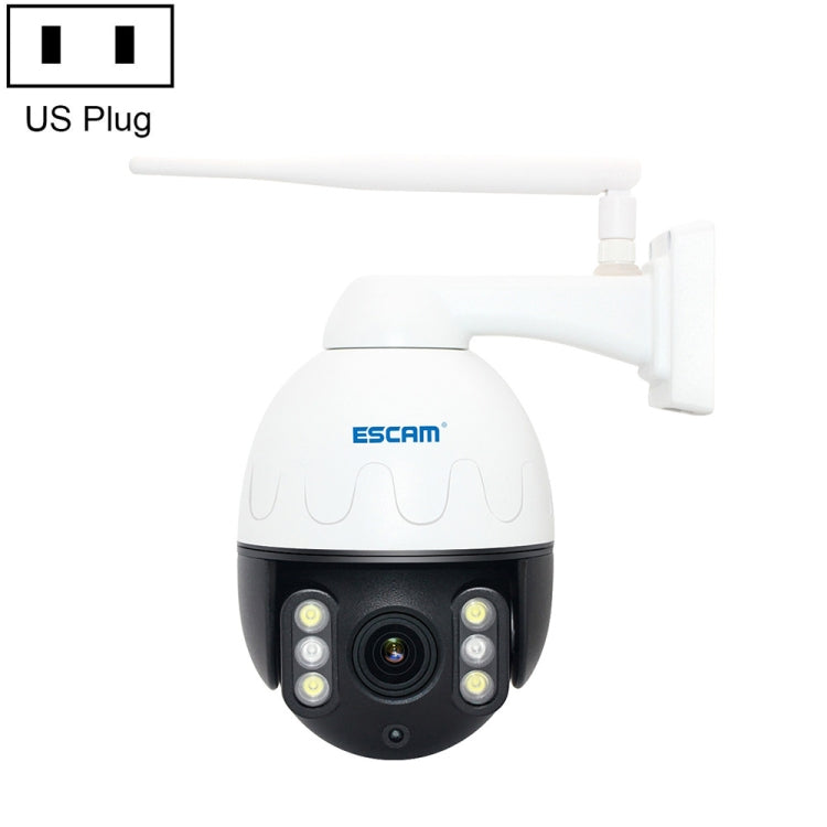 ESCAM Q5068 H.265 5MP Pan / Tilt / 4X Zoom WiFi Waterproof IP Camera, Support ONVIF Two Way Talk & Night Vision, AU Plug, UK Plug, US Plug, EU Plug, AU Plug US Plug US Plug