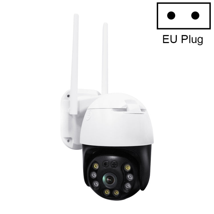 QX36 1080P 3.0MP 3.6mm Lens IP65 Waterproof PTZ 360 Degree Rotating WIFI Camera, Support Day and Night Full Color & Two-way Voice Intercom & Motion Humanoid Detection & Video Playback & 128GB TF Card, AU Plug, QX36 QX36 NC1568EU