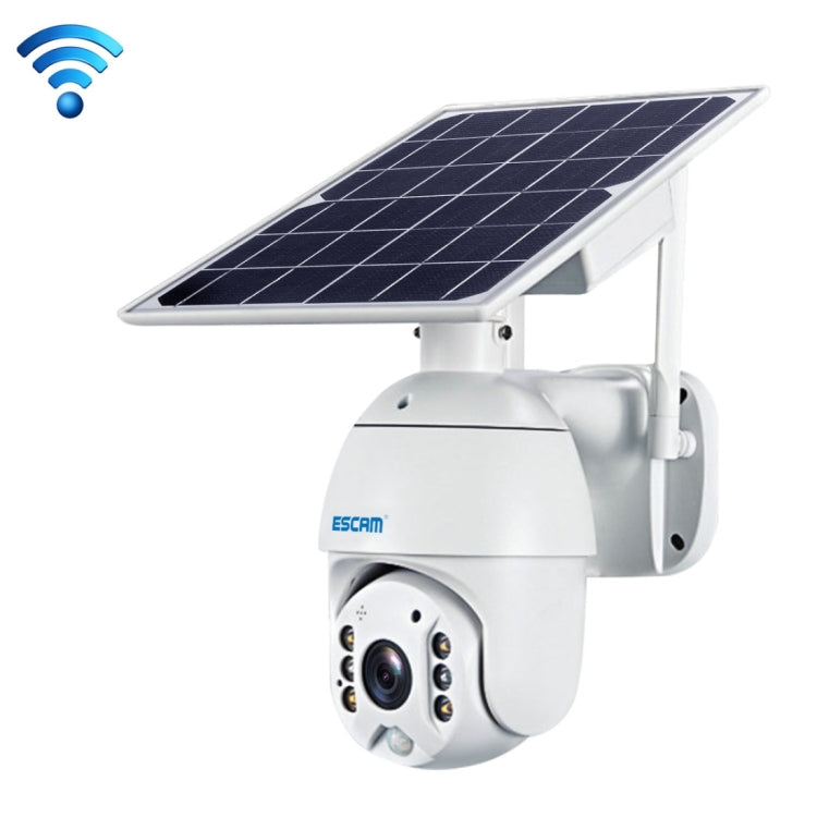 ESCAM QF280 HD 1080P IP66 Waterproof WiFi Solar Panel PT IP Camera with Battery, Support Night Vision / Motion Detection / TF Card / Two Way Audio, with Battery with Battery