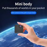 W18 1080P HD WiFi Smart Mini Security Camera, Support 155 Degrees Wide Angle & Motion Detection & Infrared Night Vision & TF Card, Wide Angle