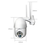 Q10 Outdoor Mobile Phone Remotely Rotate Wireless WiFi 10 Lights IR Night Vision HD Camera, Support Motion Detection Video / Alarm & Recording, UK Plug, Q10 IR Night Vision, Q10 IR