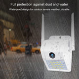 DP11 2 Megapixel IP66 Waterproof Wall Light Wireless IP Camera, Support Multiple Night Vision & Mobile Phone Remote Monitoring & Voice Intercom & Motion Detection / Alarm & 128GB Memory Card, DP11