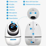ESCAM PVR008 HD 1080P WiFi IP Camera, Support Motion Detection / Night Vision, IR Distance: 10m, AU Plug, PVR008