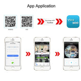 ESCAM Q8 960P 360 Degrees Fisheye Lens 1.3MP WiFi IP Camera, Support Motion Detection / Night Vision, IR Distance: 5-10m, AU Plug, Q8 UK Plug, Q8 US Plug, Q8 AU Plug, Q8 EU Plug