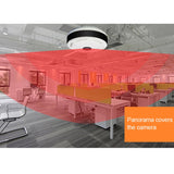 V380pro 360 Degree 1280*960P Network Panoramic Camera with TF Card Slot ,Support Mobile Phones Control, EC11-I6, V380pro White