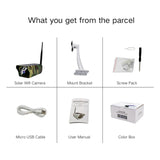 VESAFE VS-Y4 1080P HD Battery Solar WiFi IP Camera, Support PIR Motion Detection & Infrared Night Vision & TF Card(64GB Max), VS-Y4