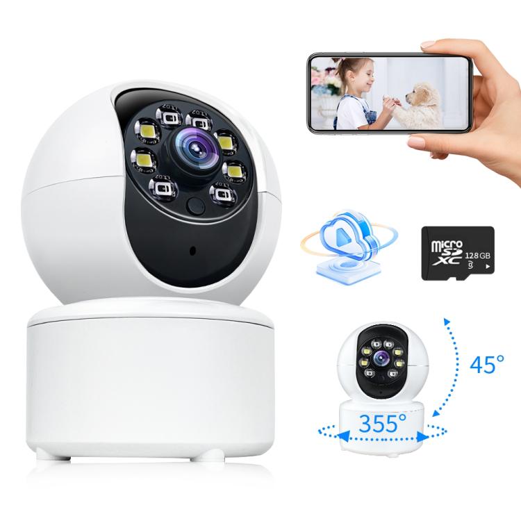 A10 Mini 360 PTZ WiFi Surveillance Camera Smart Home IP Camera Night Vision Baby Monitor, A10