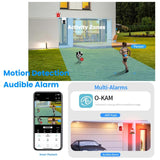 A10 Mini 360 PTZ WiFi Surveillance Camera Smart Home IP Camera Night Vision Baby Monitor, A10