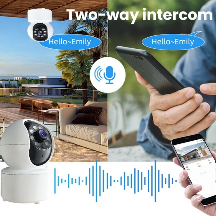 A10 Mini 360 PTZ WiFi Surveillance Camera Smart Home IP Camera Night Vision Baby Monitor, A10