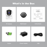 SriHome SH046 4.0 Million Pixels FHD Low Power Consumption Wireless Home Security Camera System, SH046