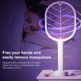 USB Charging Purple Light Trap Mosquito Killer with Base, Purple Light