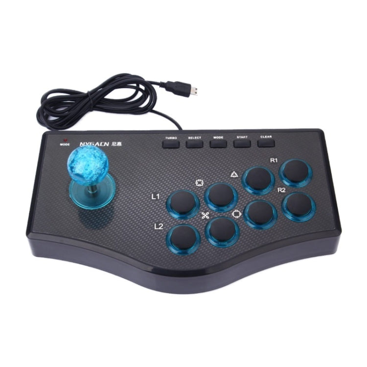 USB Gladiator Street Machine Game Handle Rocker Controller for PC / PS3 / TV Box, USB Handle Rocker USB Handle Rocker