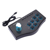 USB Gladiator Street Machine Game Handle Rocker Controller for PC / PS3 / TV Box, USB Handle Rocker