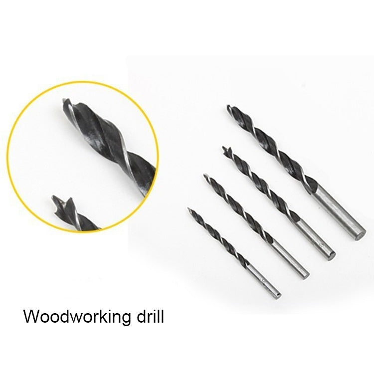 31 in1 Drill and Screwdriver Bit Set Industrial Spade Paddle Flat Wood Woodworking Boring Drill Bits with Portable Bag, 31 in1 Drill
