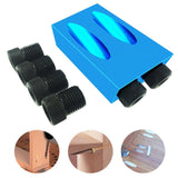 15 Degree Angular Oblique Aluminum Alloy Woodworking Hole Locator, 15 Degree Woodworking Hole Locator 15 Degree Woodworking Hole Locator