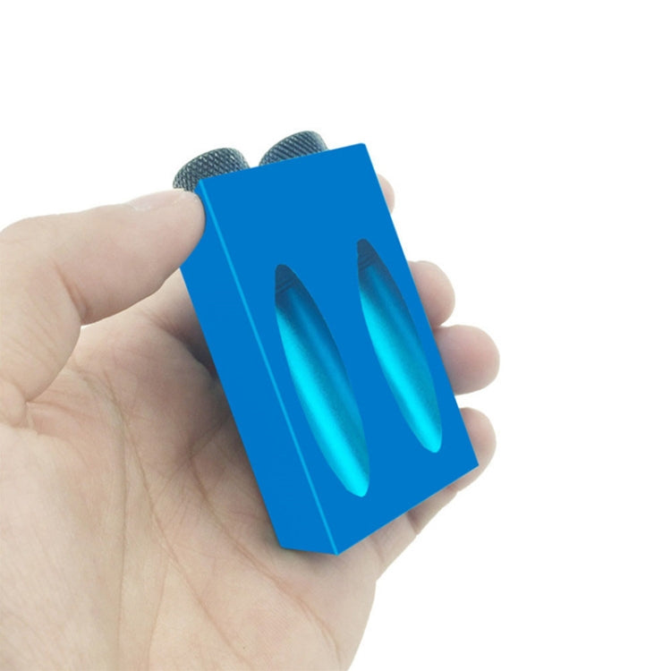 15 Degree Angular Oblique Aluminum Alloy Woodworking Hole Locator, 15 Degree Woodworking Hole Locator