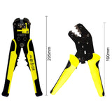 0.25-6.0mm Multi-function Wire Stripper + Carbon Steel Crimping Pliers + Storage Bag Tools Set, 0.25-6.0mm Stripper
