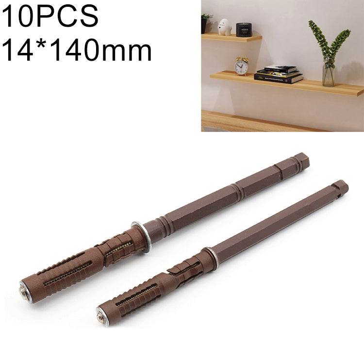 10 PCS Concealed Layer Board Pin Wall Bookshelf Invisible Bulkhead Nail, 14x140mm, 14x140mm 14x140mm