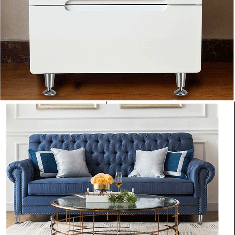 Stainless Steel Thickened Adjustable Foot Cup Type Cupboard Foot, 150mm, 150mm