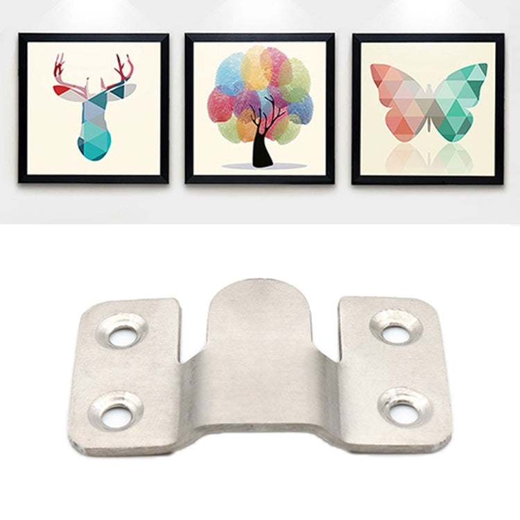 20 PCS Stainless Steel Picture Frame Hanging Code Mirror Fastener, Size: L, L 20 PCS L 20 PCS